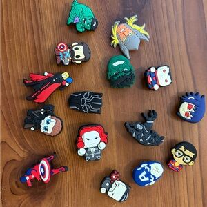 Croc-like Shoe Charms - Superhero